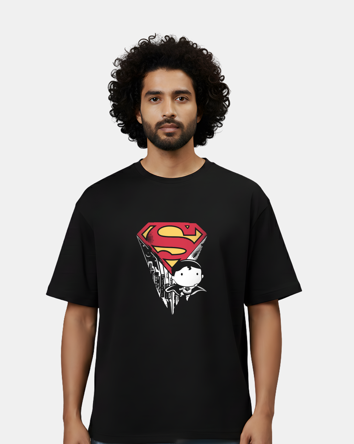 Mini Superman – Shield of Hope Oversized Tee