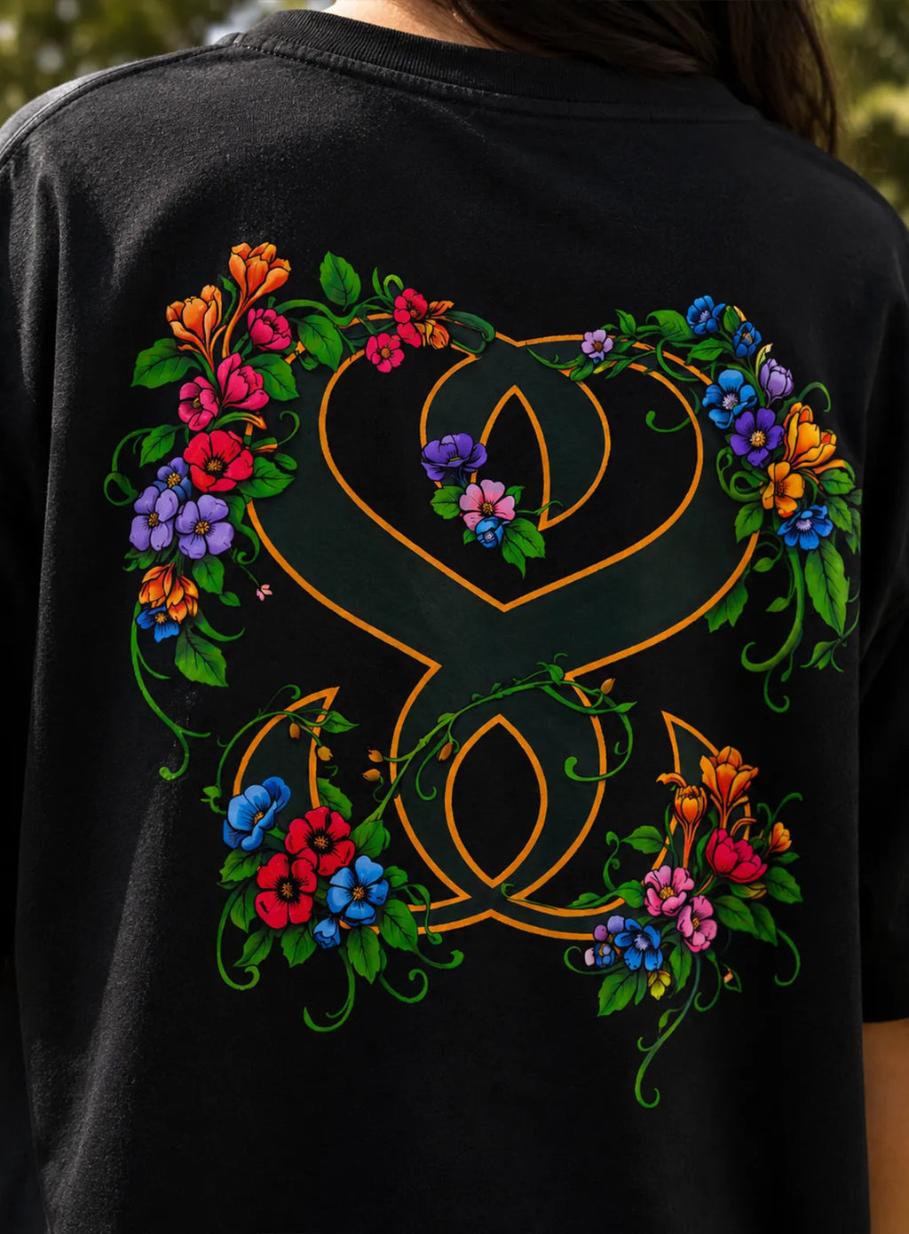 Floral Monogram T-shirt