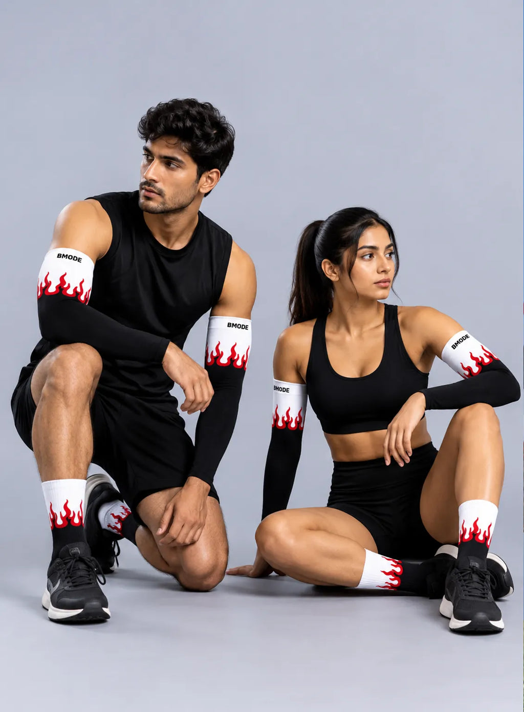 Beast Mode Flame Combo - Red & Black • Pack of 2