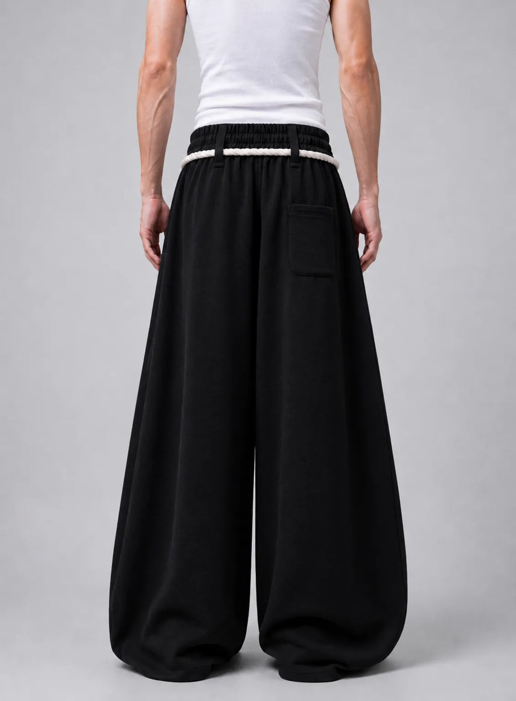 Signature Rope Sweatpants - Black (Pre-launch)