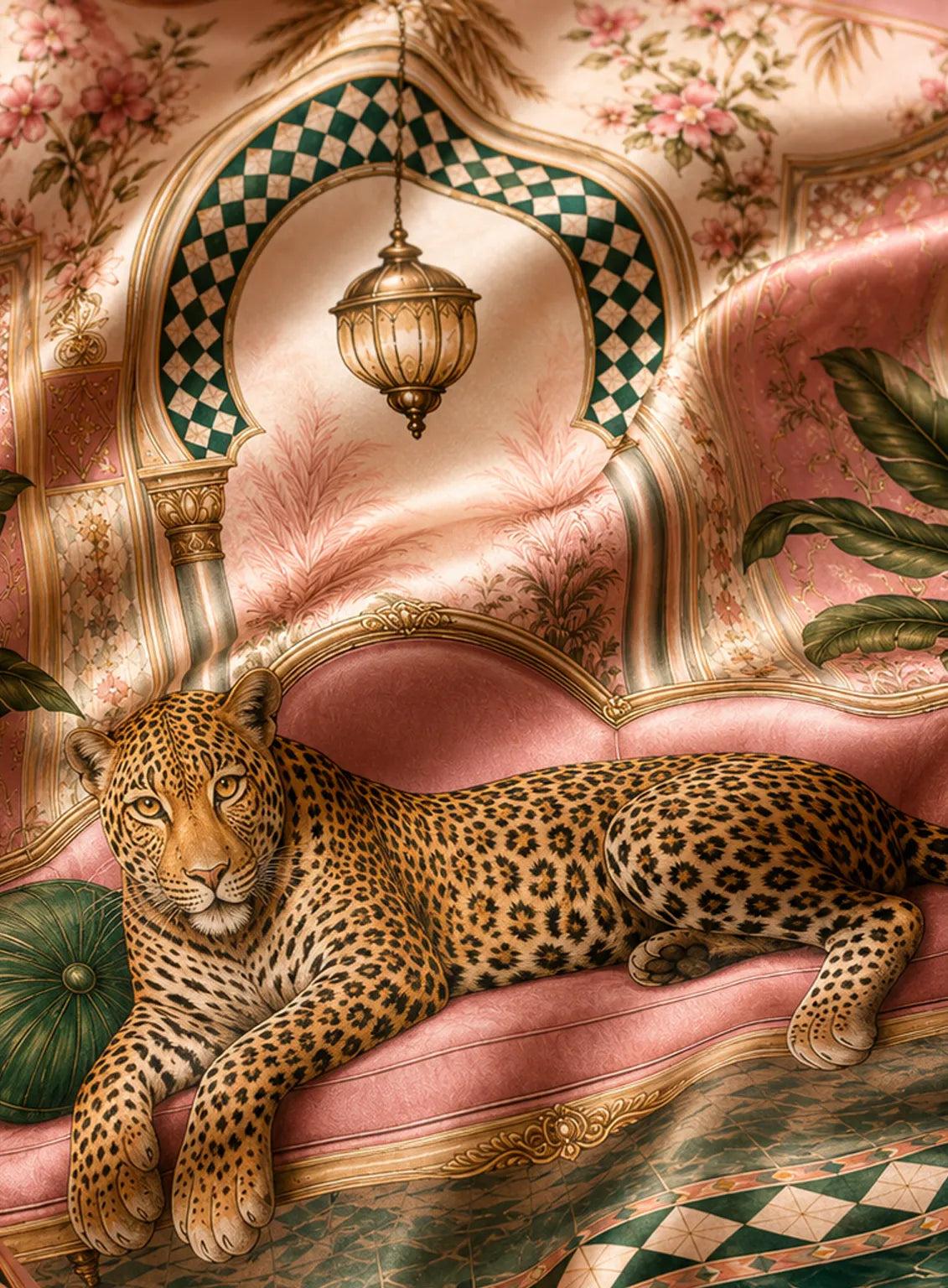 Leopard Palace Scarf