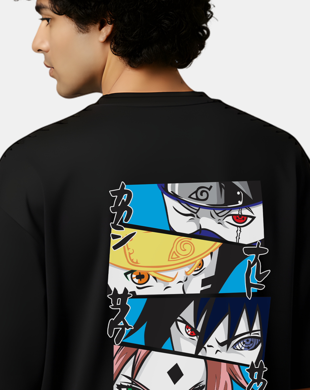 Naruto Team Eyes – Oversized T-Shirt