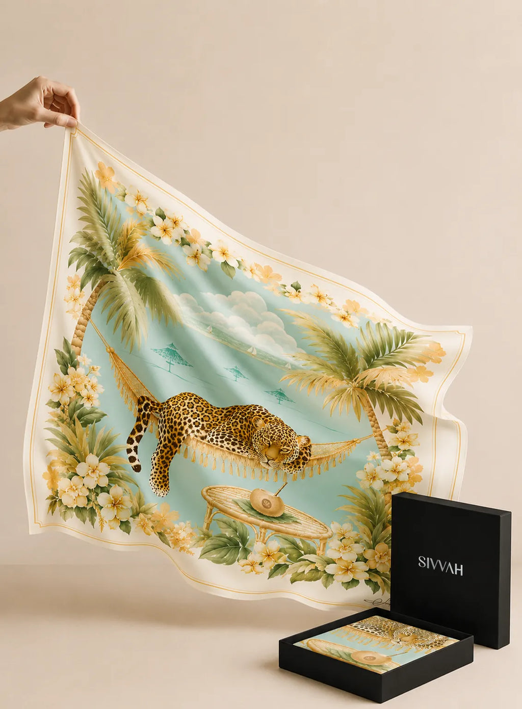 Leopard Haven Scarf
