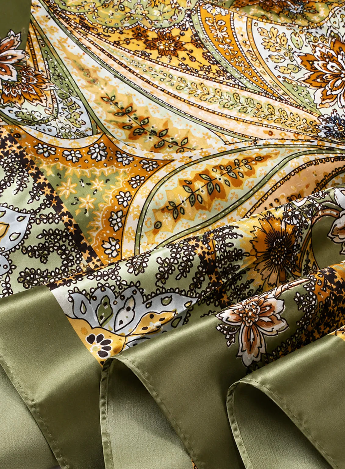 Green Paisley Scarf