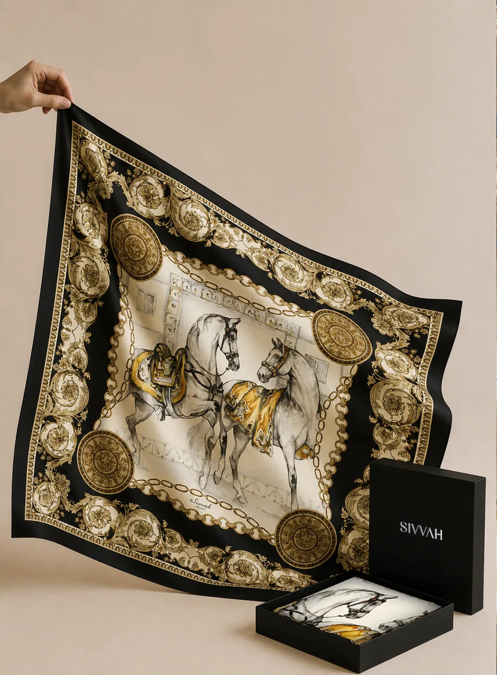 Royal Horses Equestrian Scarf