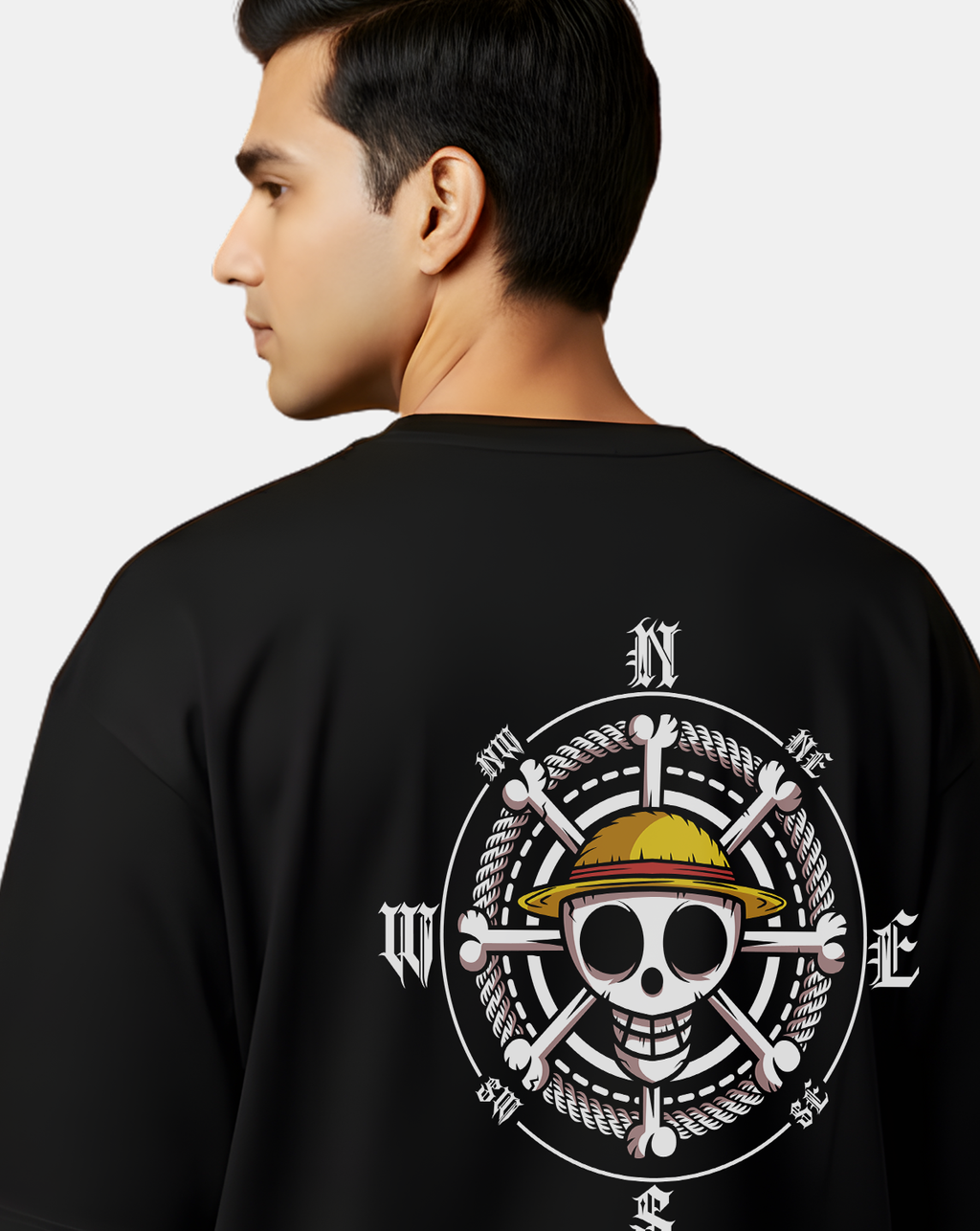 Straw Hat Compass – Oversized T-Shirt