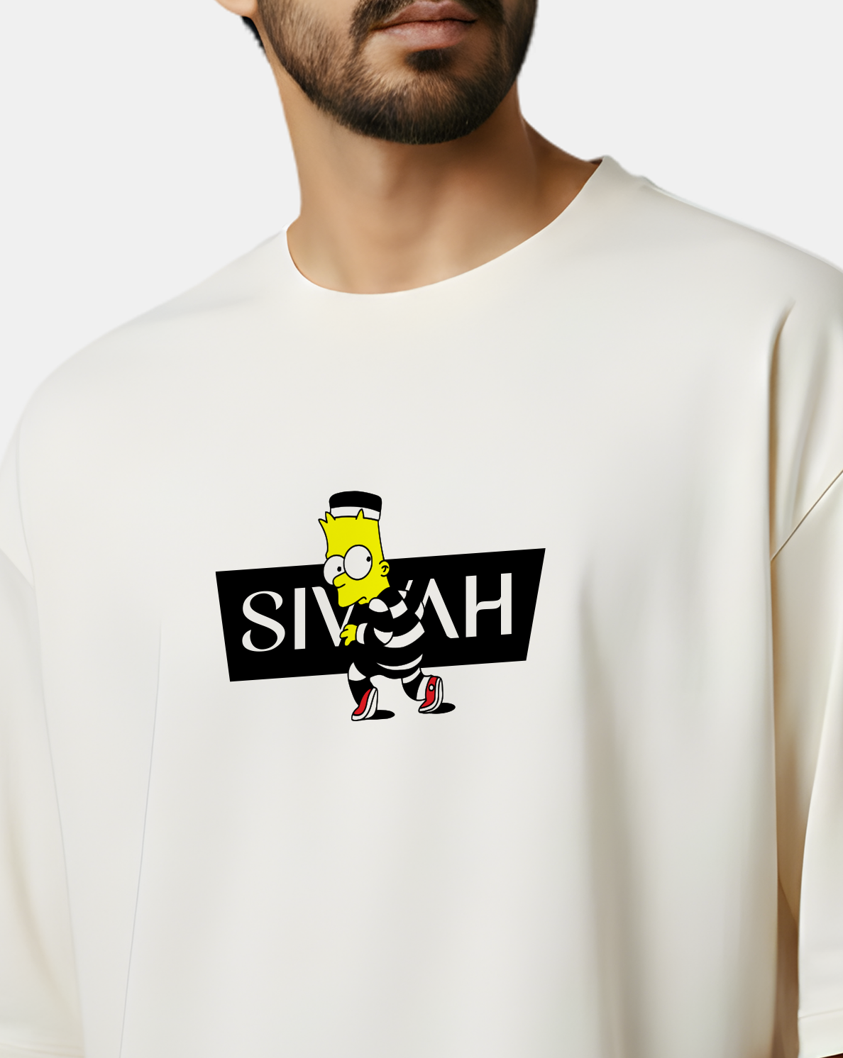 SIVVAH × Bart – Simpsons Edition Oversized Tee