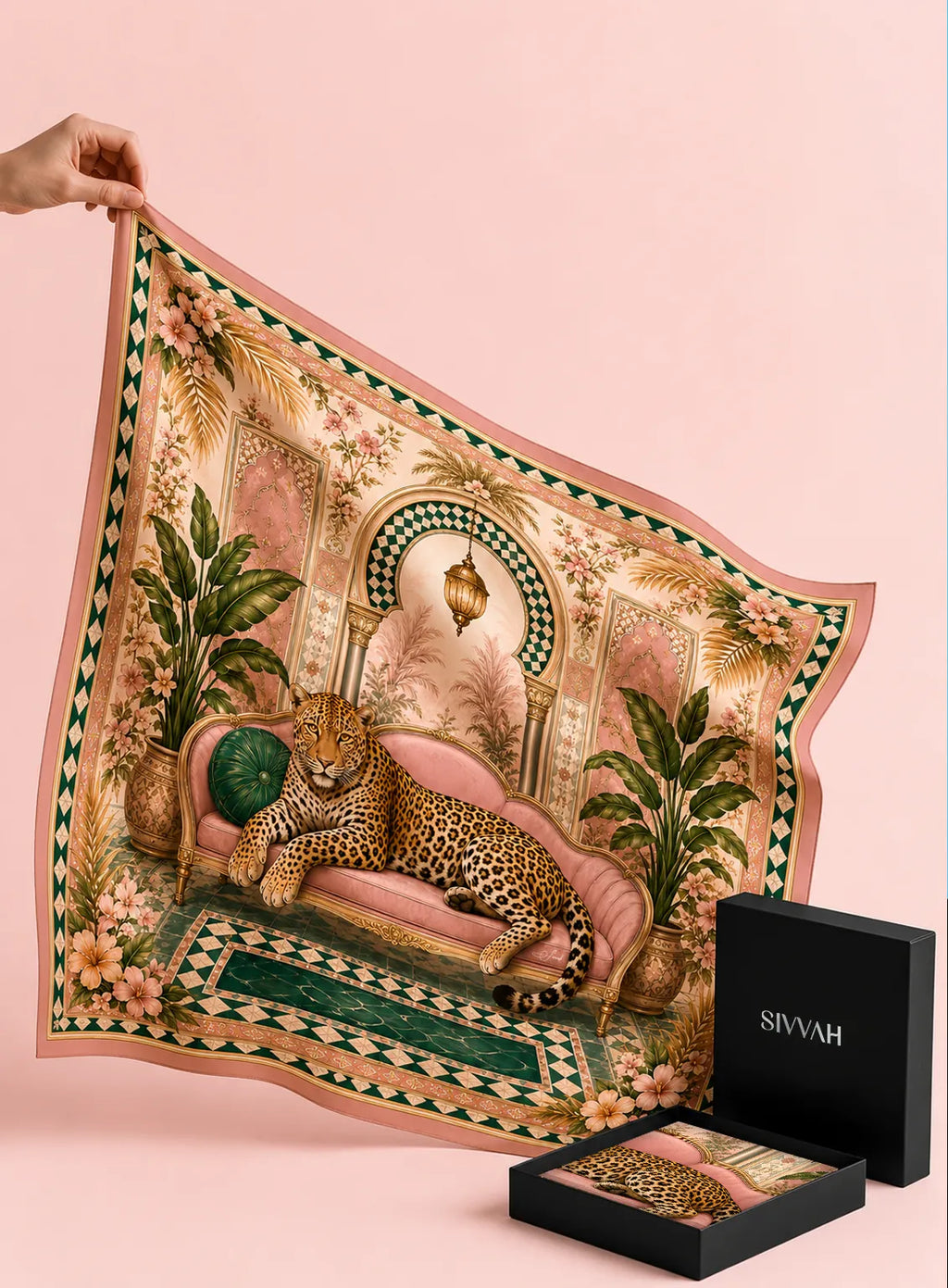 Leopard Palace Scarf