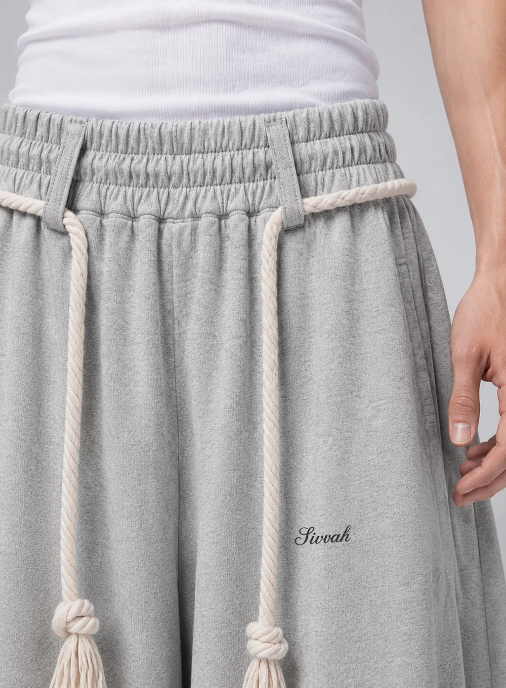 Signature Rope Sweatpants - Grey (Pre-launch)