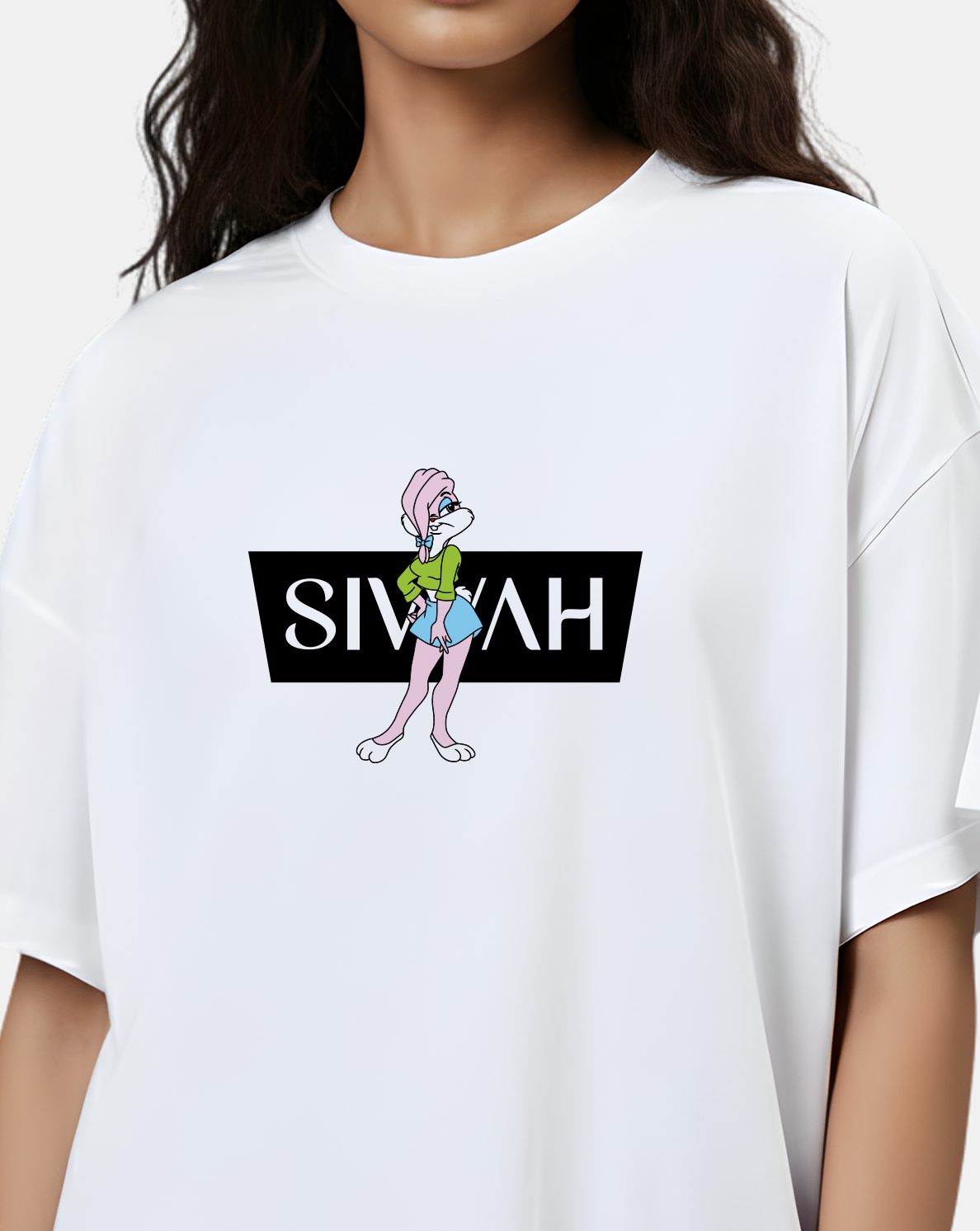 SIVVAH × Lola Bunny – Attitude Edition Oversized Tee