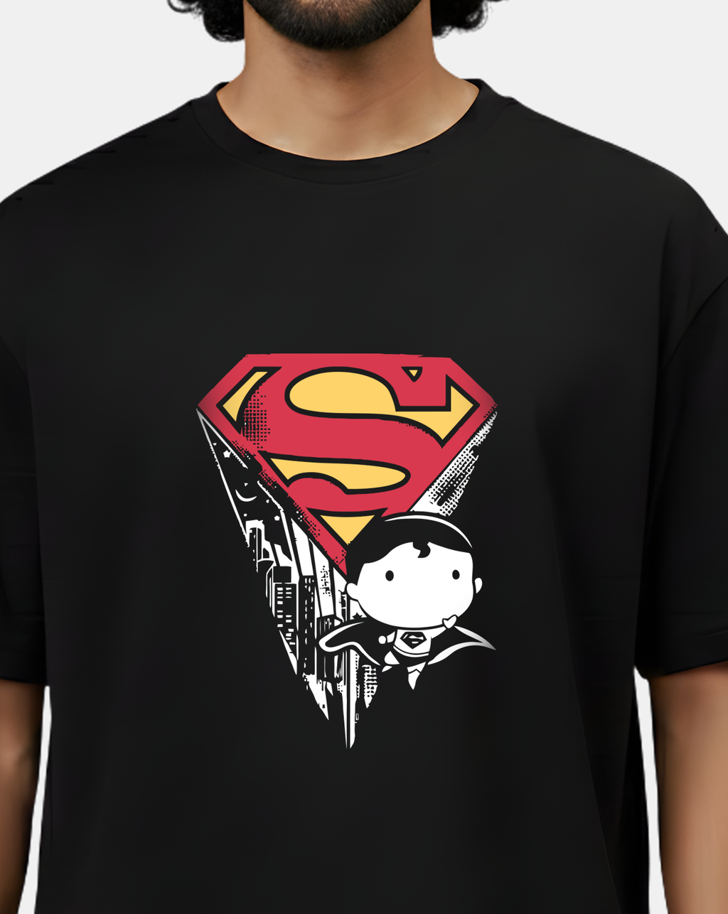 Mini Superman – Shield of Hope Oversized Tee