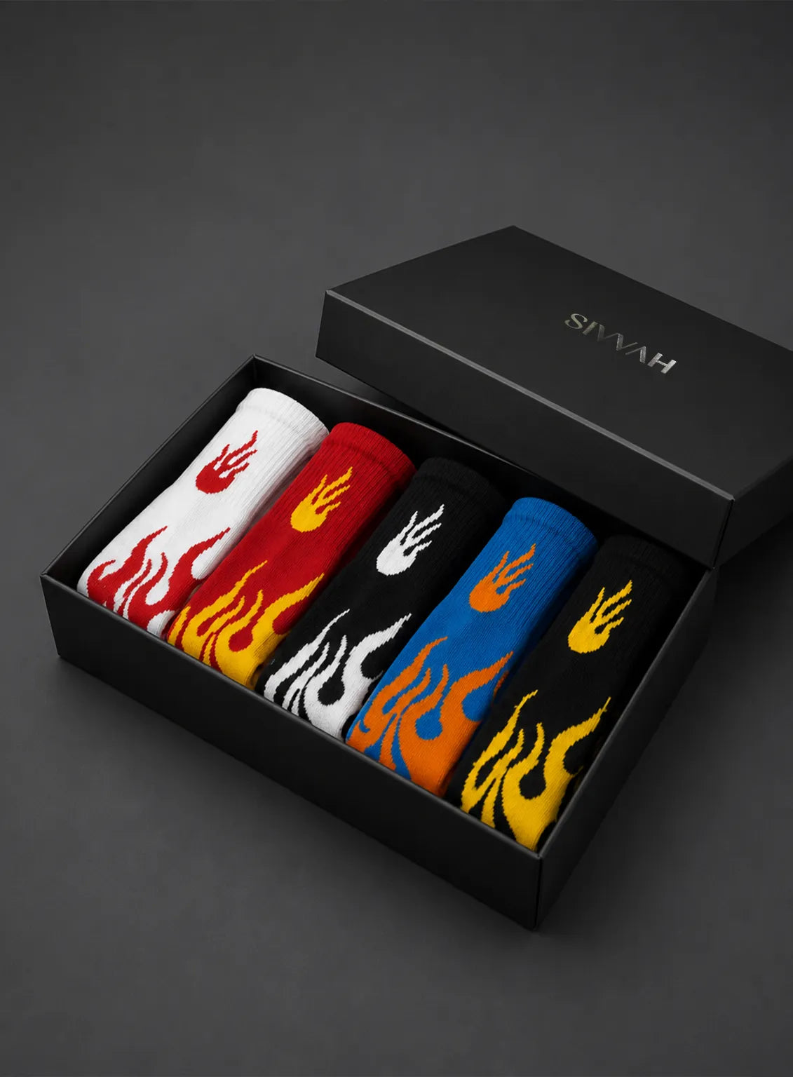 Flame Crew Socks • Pack of 5
