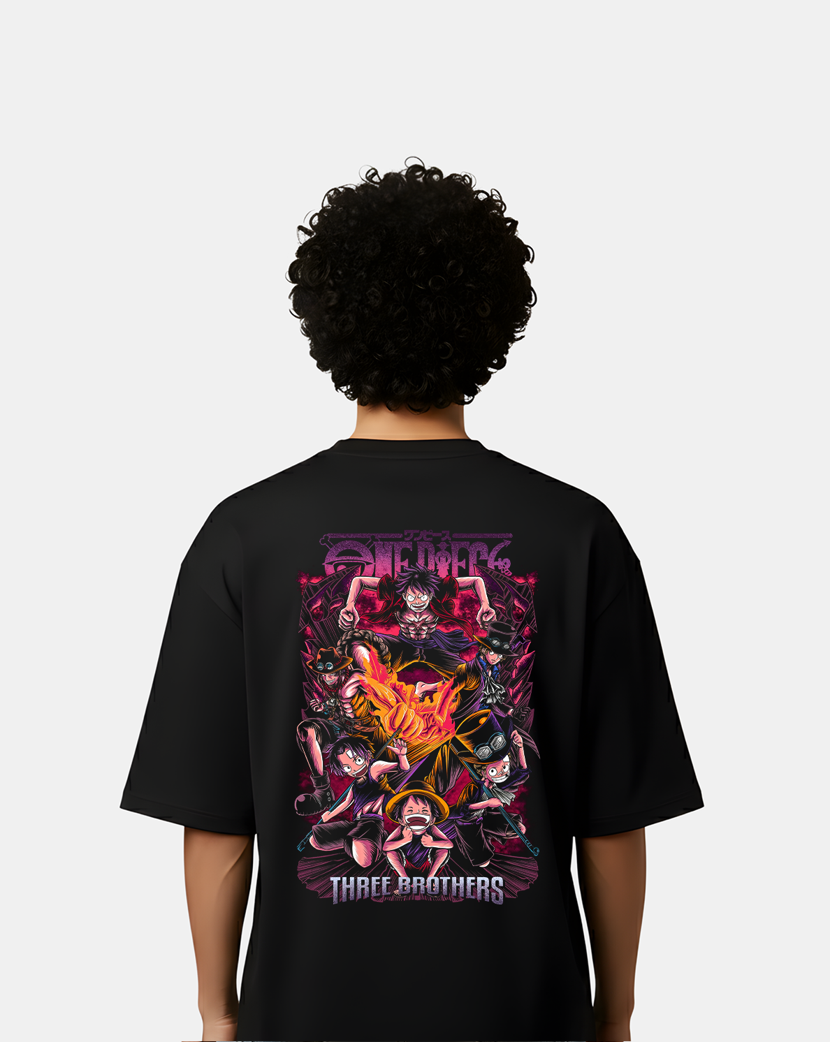 One Piece – Three Brothers – Oversized T-Shirt