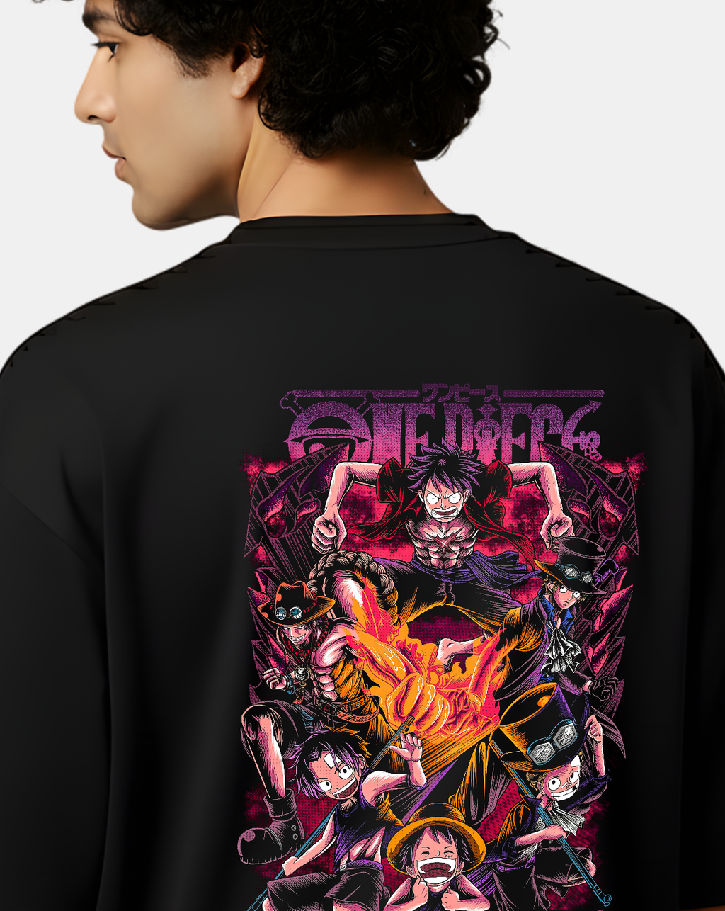 One Piece – Three Brothers – Oversized T-Shirt