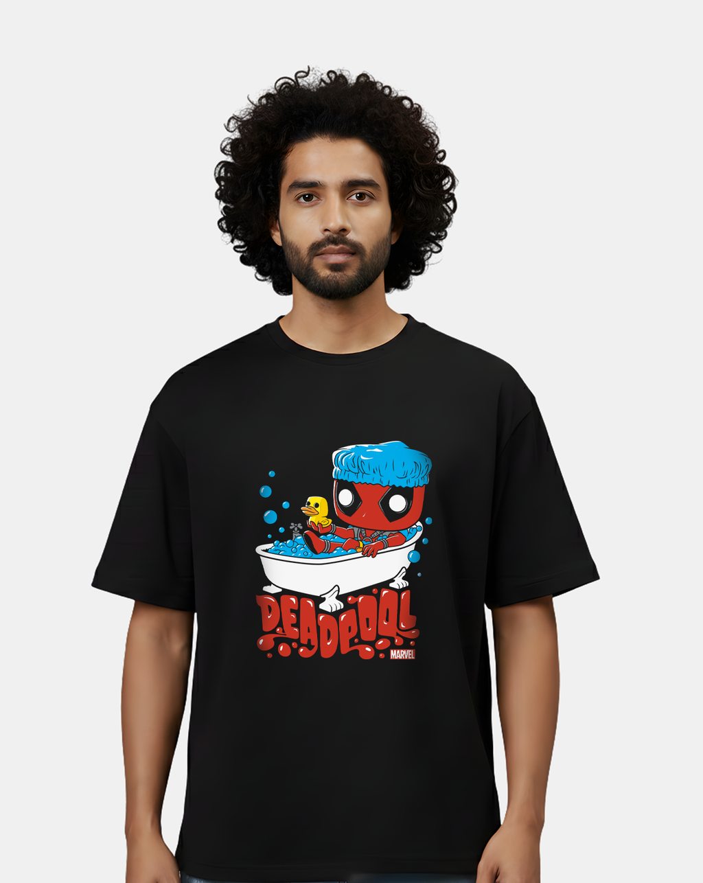 Deadpool Bubble Trouble Oversized Tee