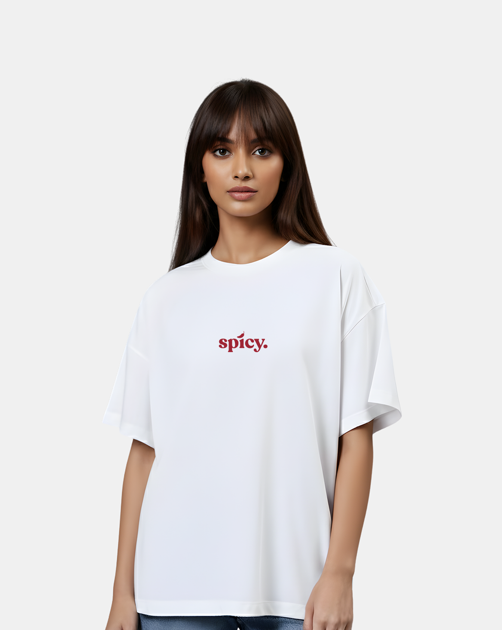 Spicy. Minimal Statement Oversized T-Shirt
