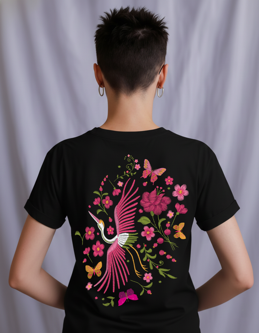 Blossom Flight —  Oversized Tee