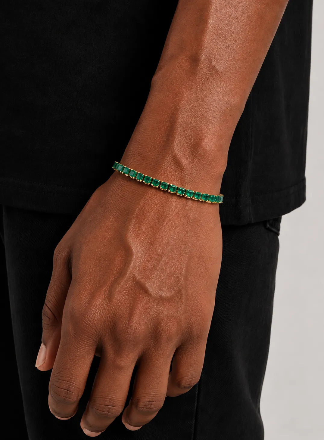 Emerald Muse Tennis Bracelet