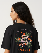 Serpent Bloom Oversized T-Shirt
