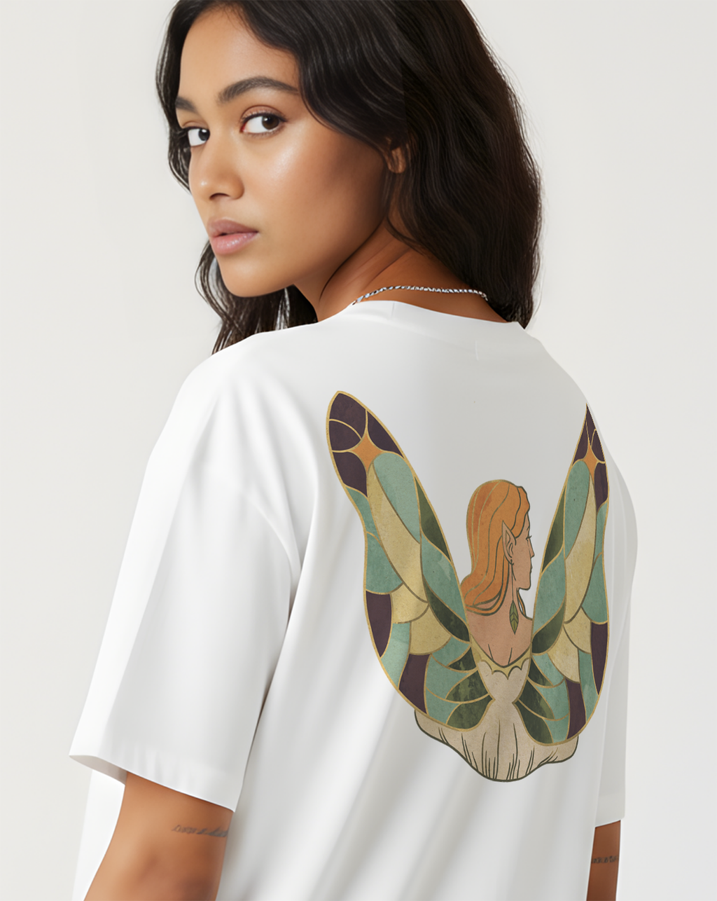 Fairy Tale Concept - Oversized White Tshirt