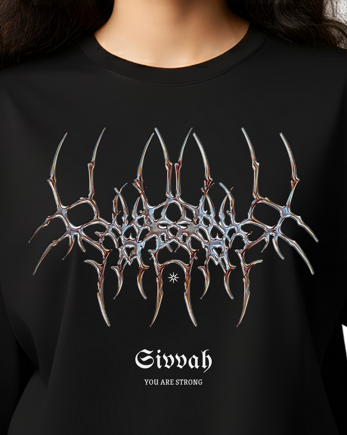 Metal Crest – Bold Abstract Graphic Tee