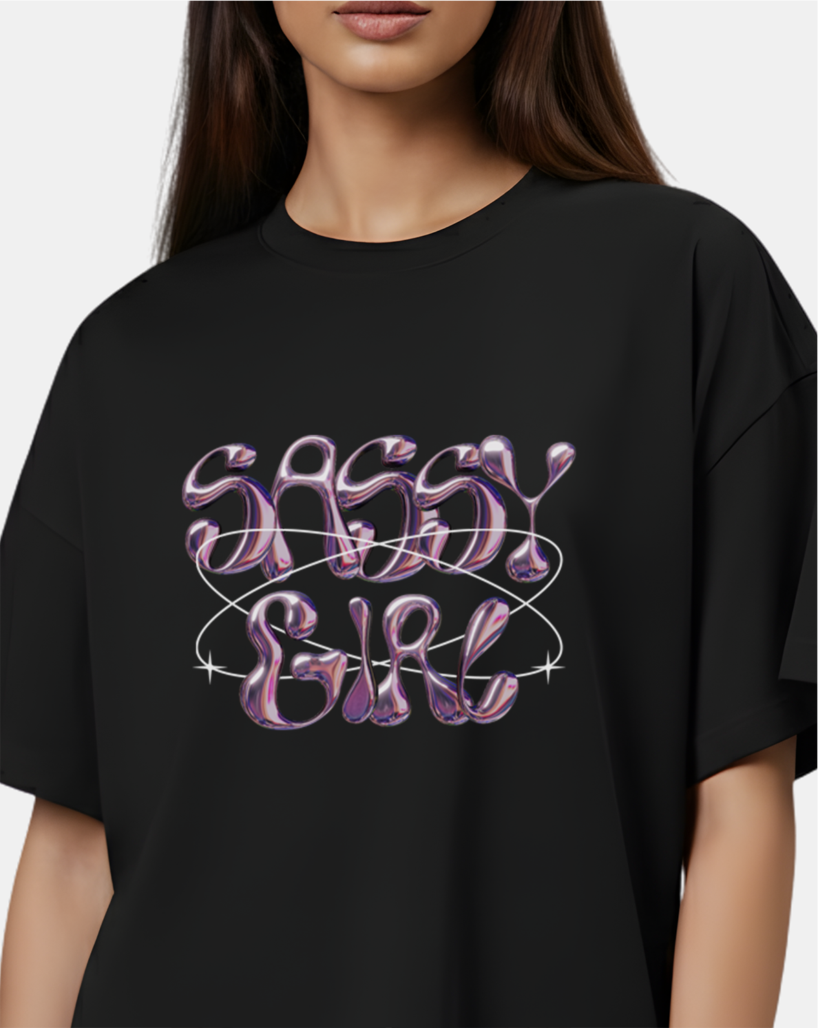 Sassy Girl – Oversized T-Shirt
