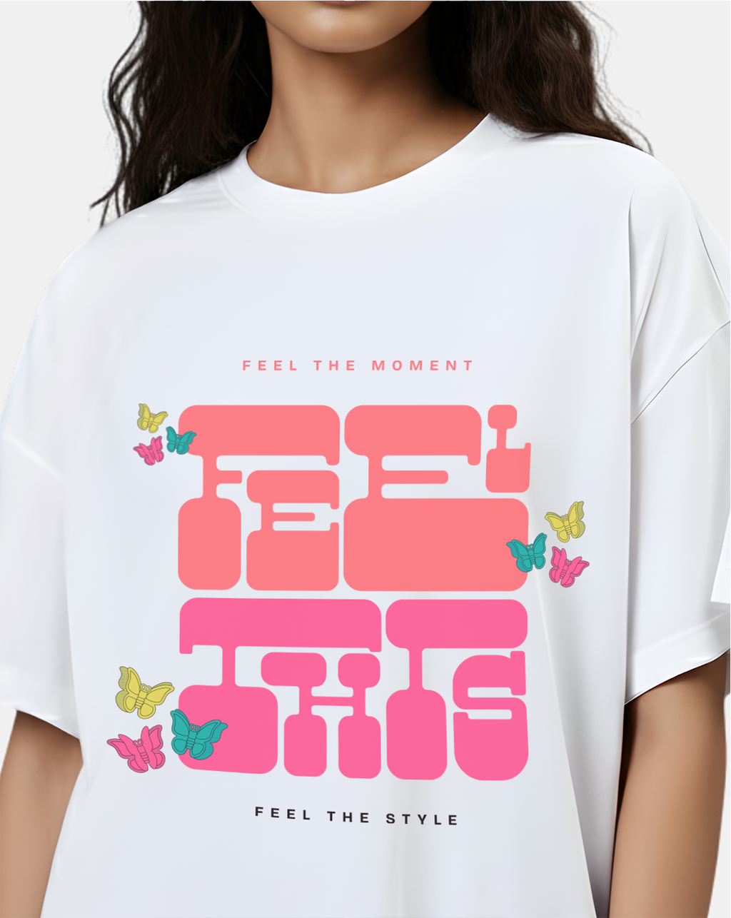 Feel This – Aesthetic Oversized Graphic Tee