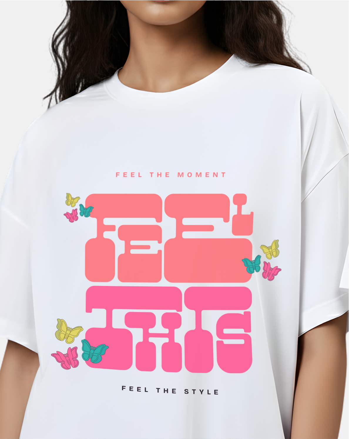 Feel This – Aesthetic Oversized Graphic Tee