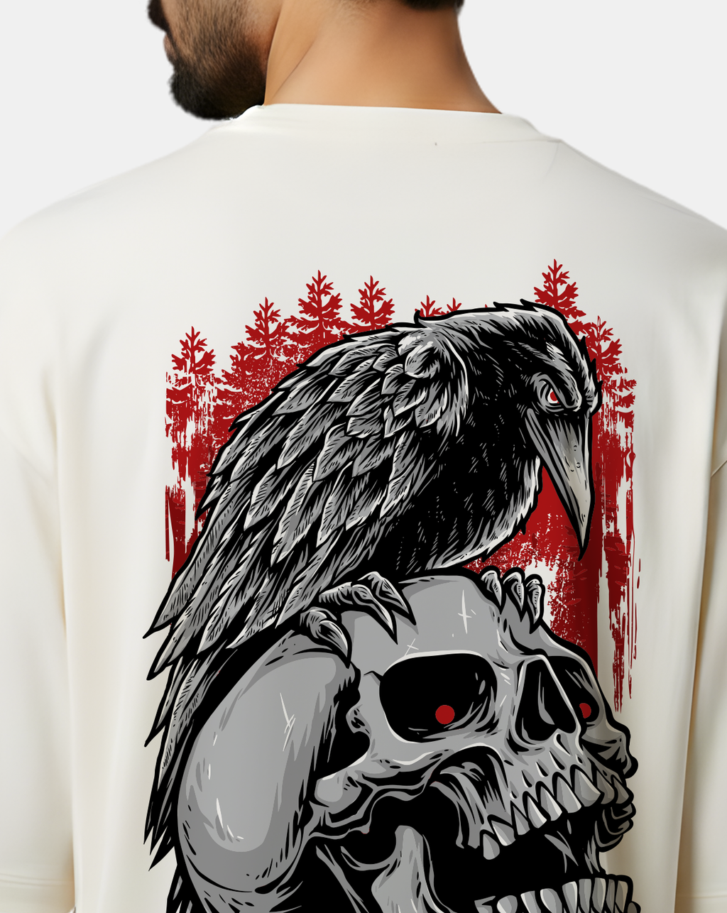 Raven of the Lost – Dark Artefact Oversized Tee