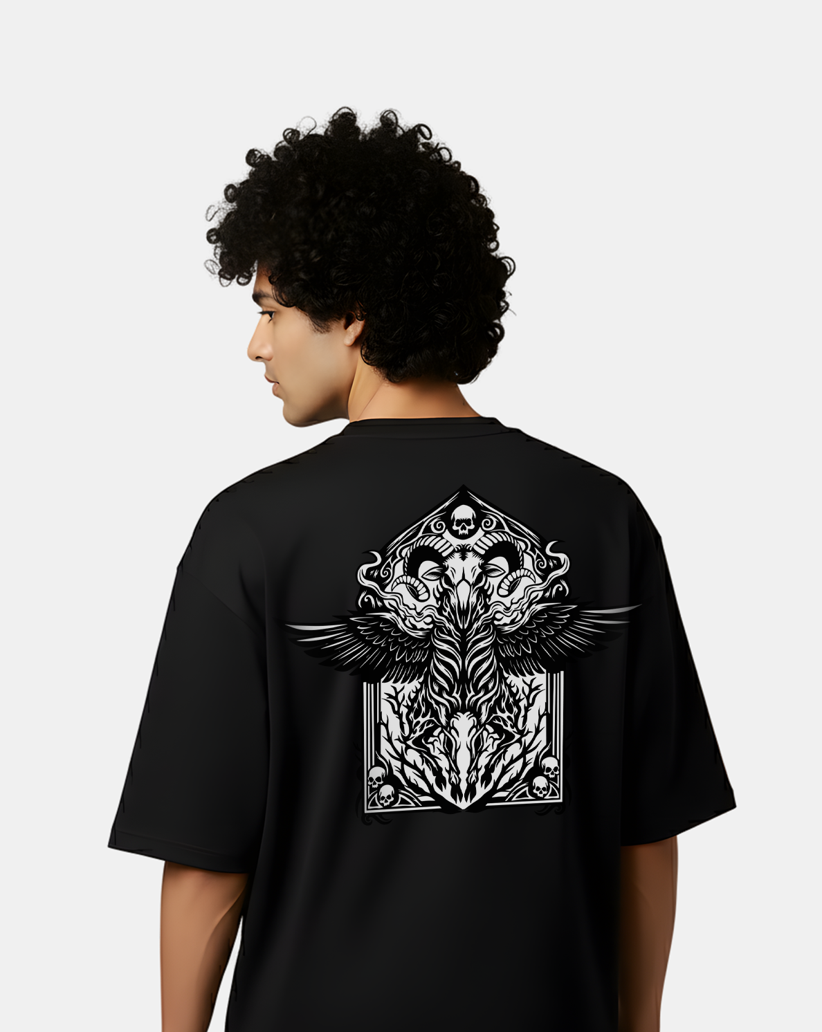 Dark Seraph — Shadow Emblem Oversized Tee