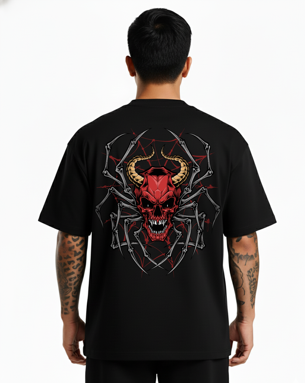 Inferno Skull — Chaos Edge Oversized Tee