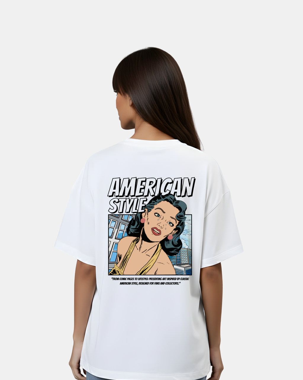 American Style – Oversized Graphic Tee