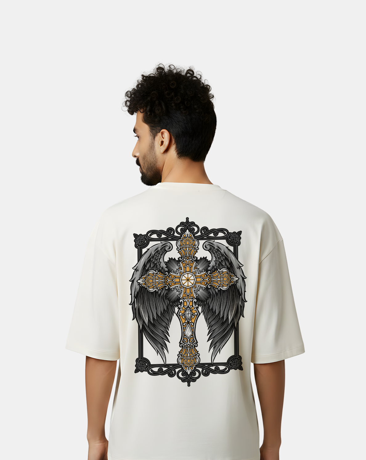 Regal Cross Wings – Oversized T-Shirt