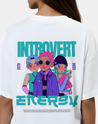 Introvert Energy – Anime Oversized Tee