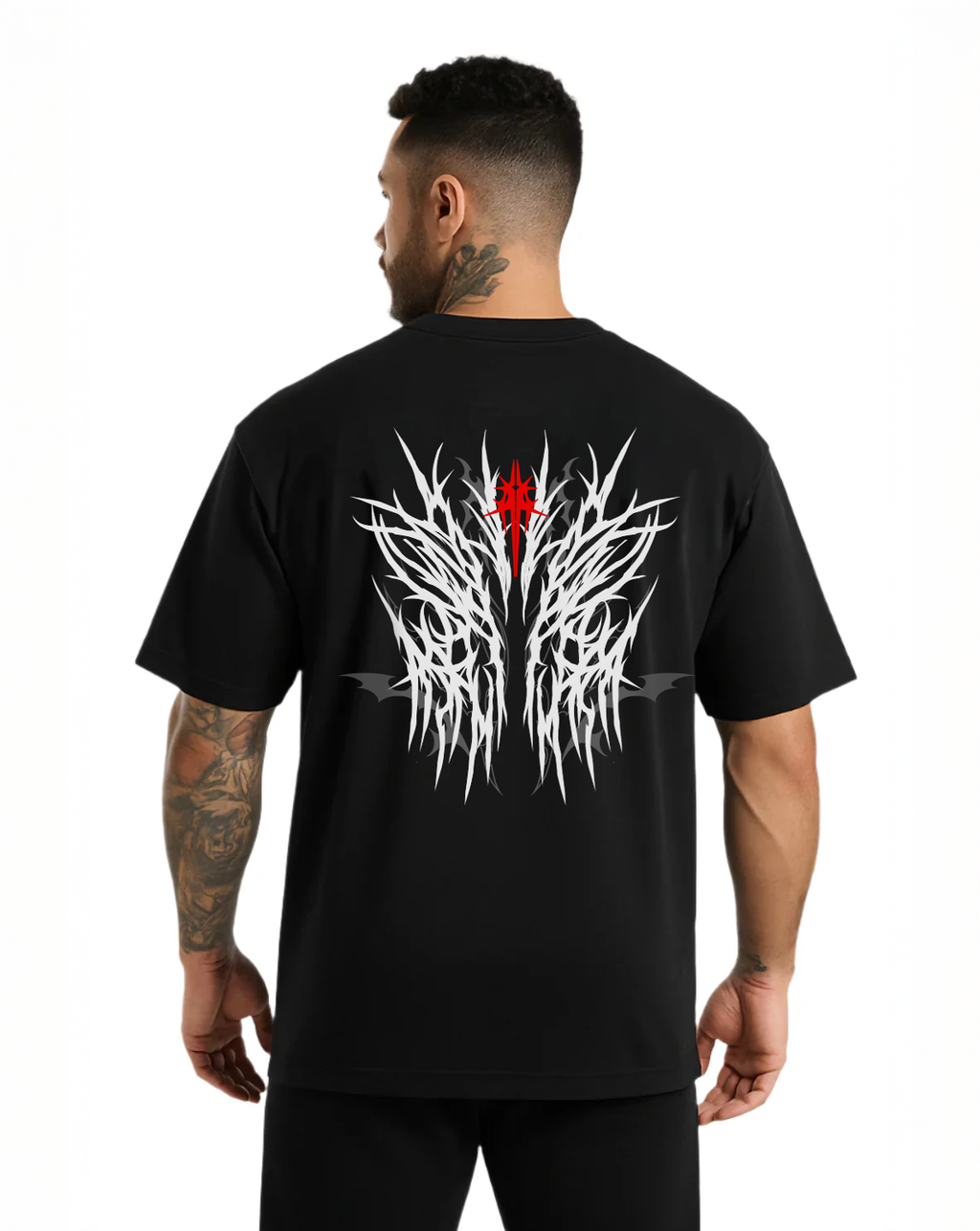 Bloodthorn Crest – Dark Gothic Graphic Tee