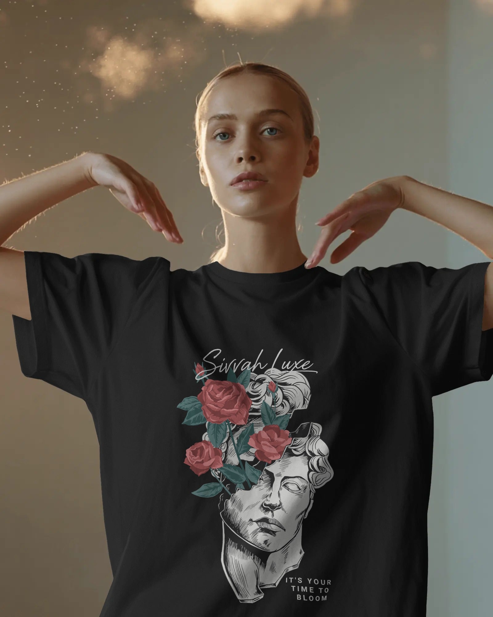 BLOOM SCULPT OVERSIZED T-SHIRT