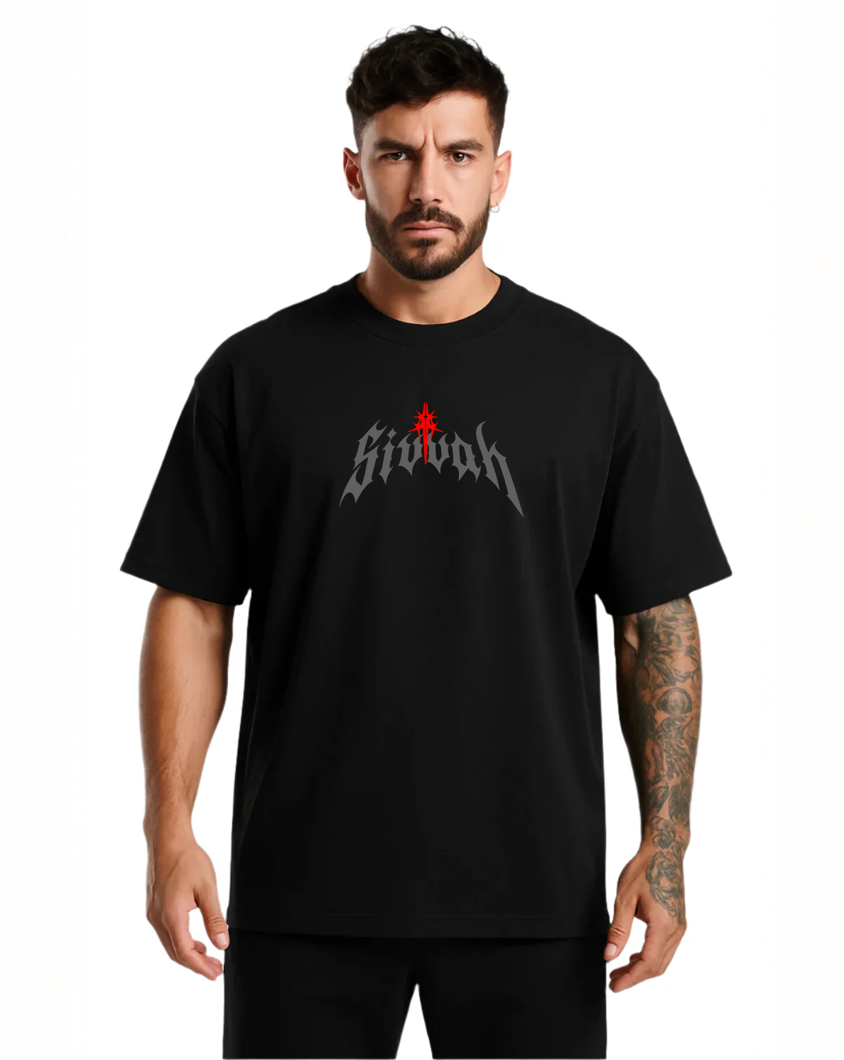 Bloodthorn Crest – Dark Gothic Graphic Tee