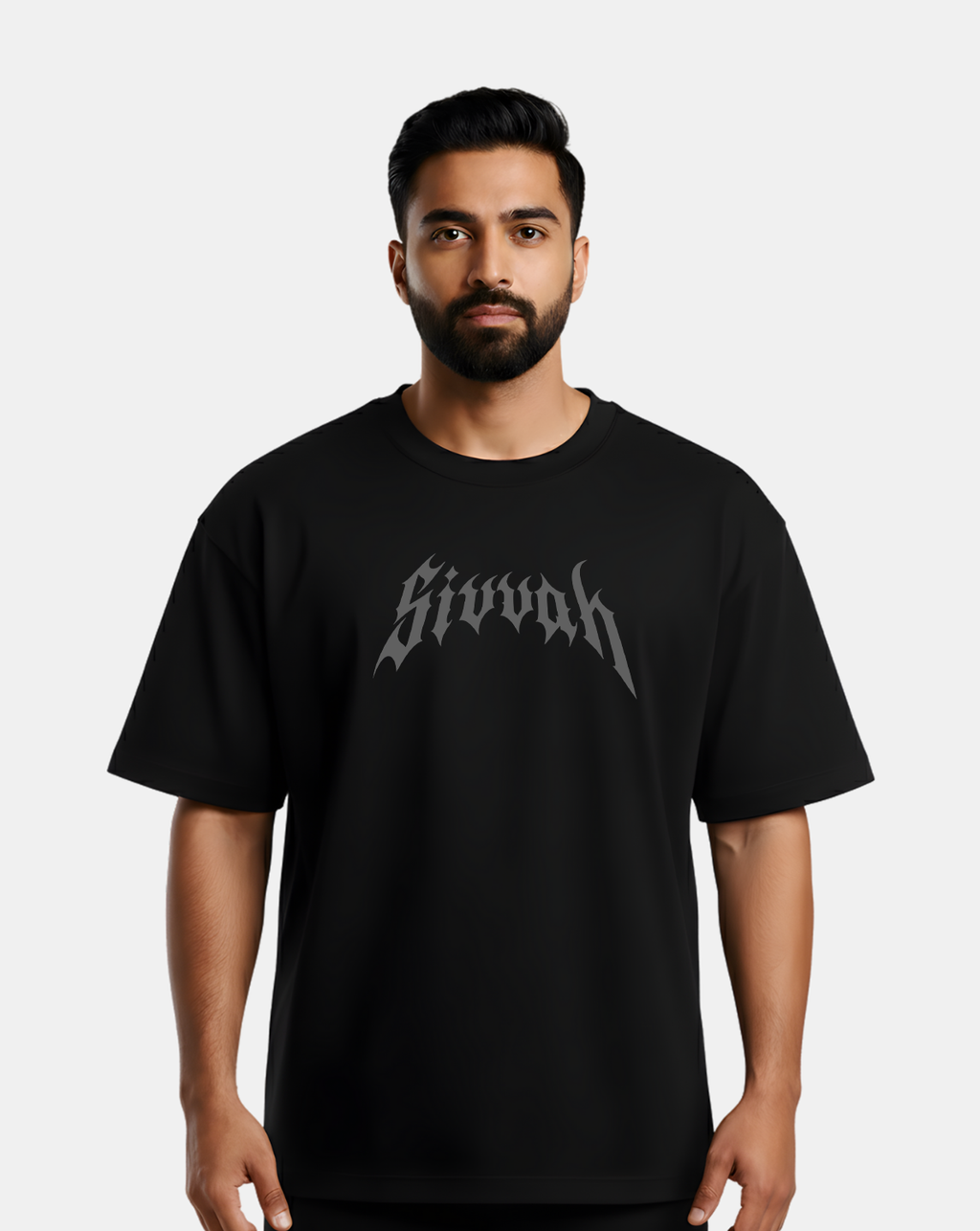 White Thorn Crest – Dark Gothic Graphic Tee