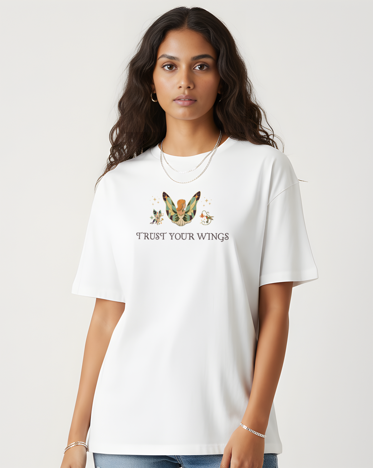 Fairy Tale Concept - Oversized White Tshirt