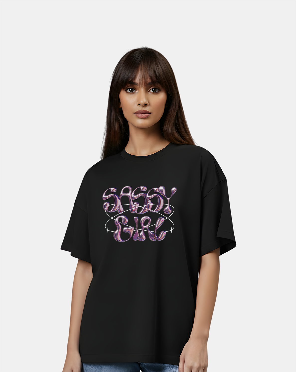 Sassy Girl – Oversized T-Shirt