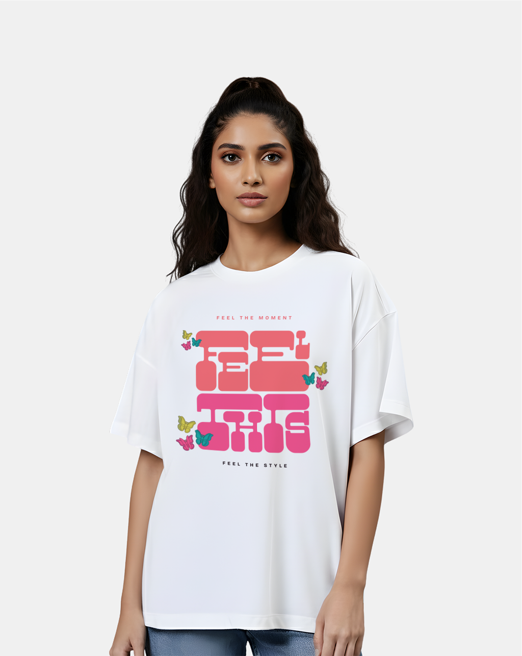 Feel This – Aesthetic Oversized Graphic Tee