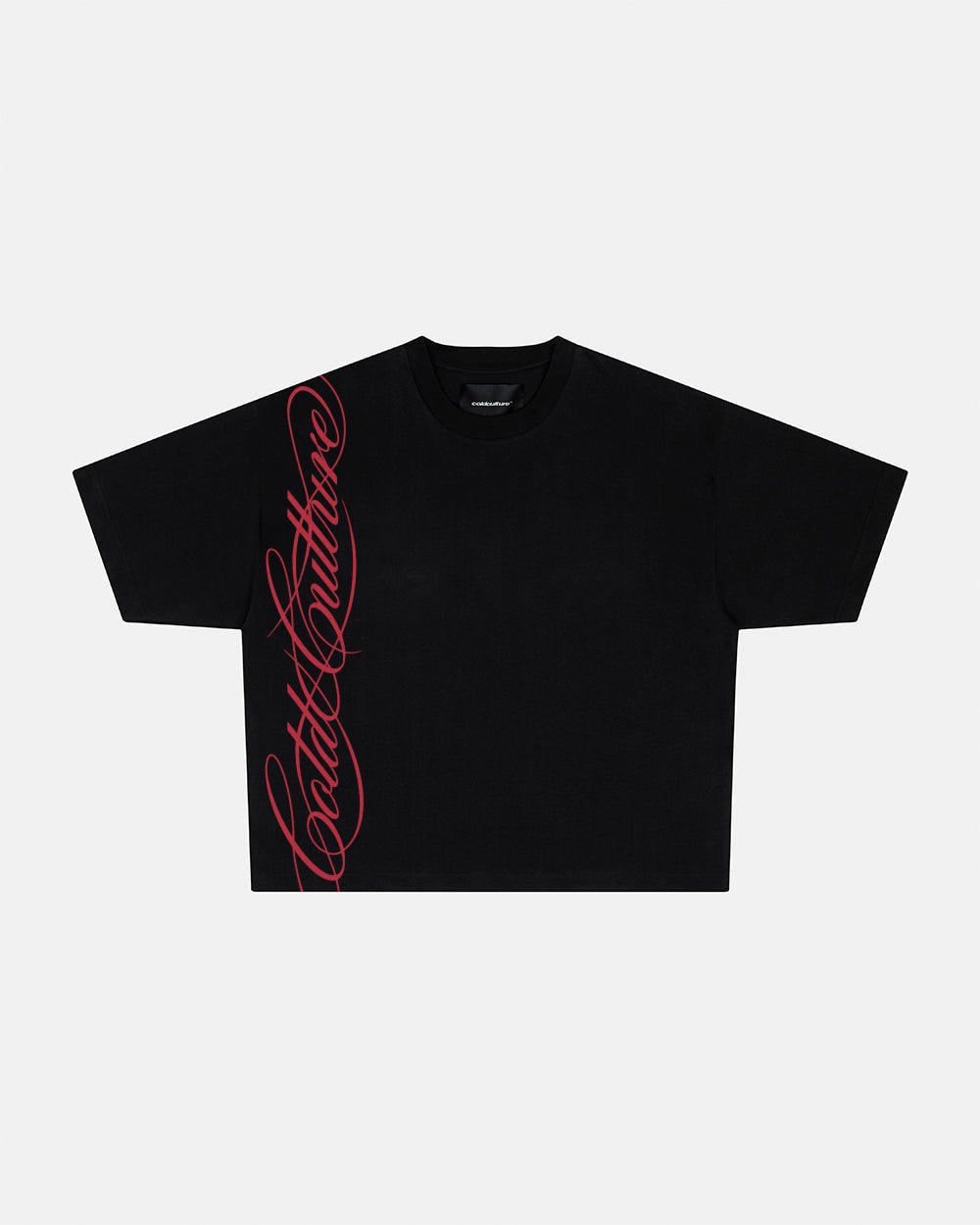 Script Black Tee